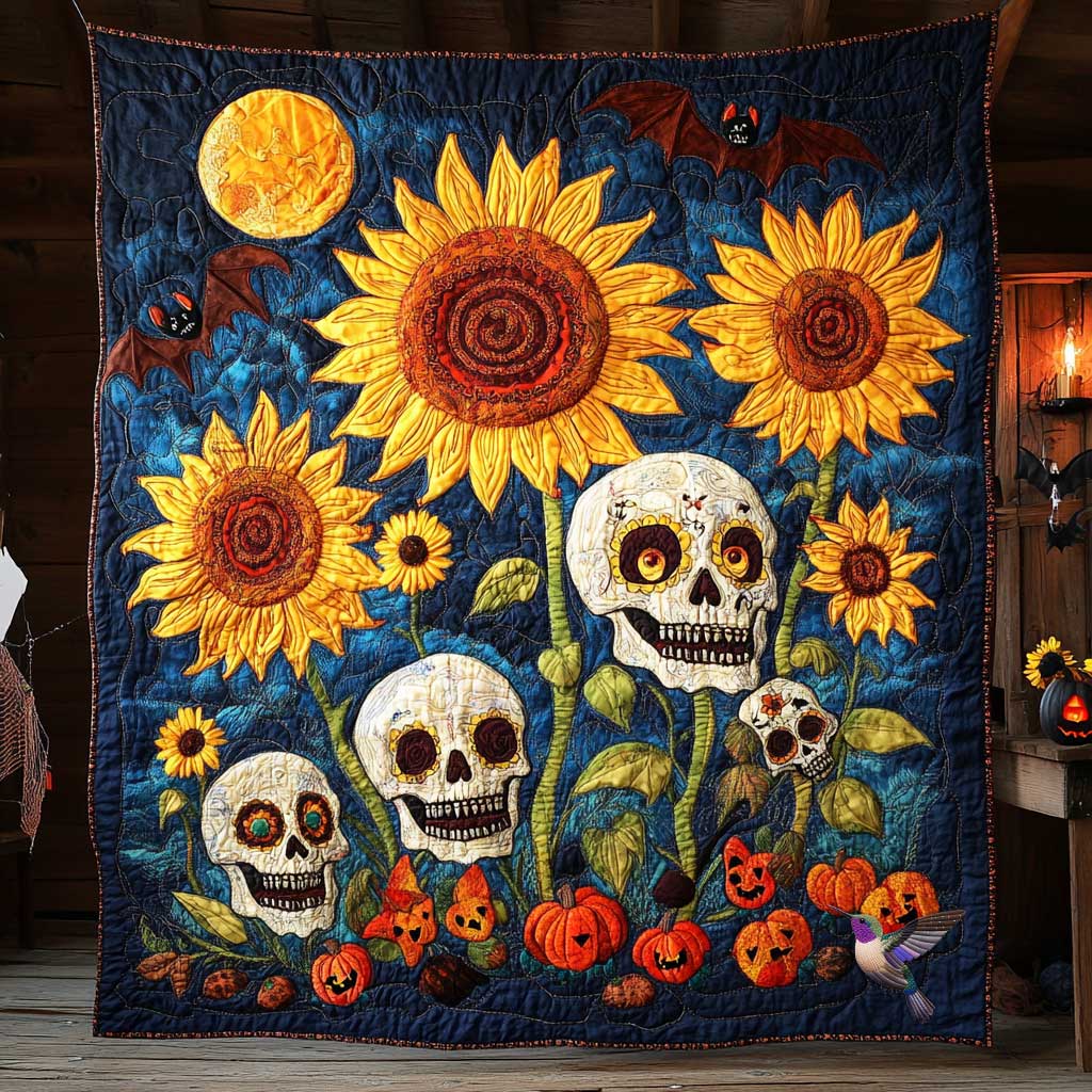 Garden Skull WN2810057CL Quilt
