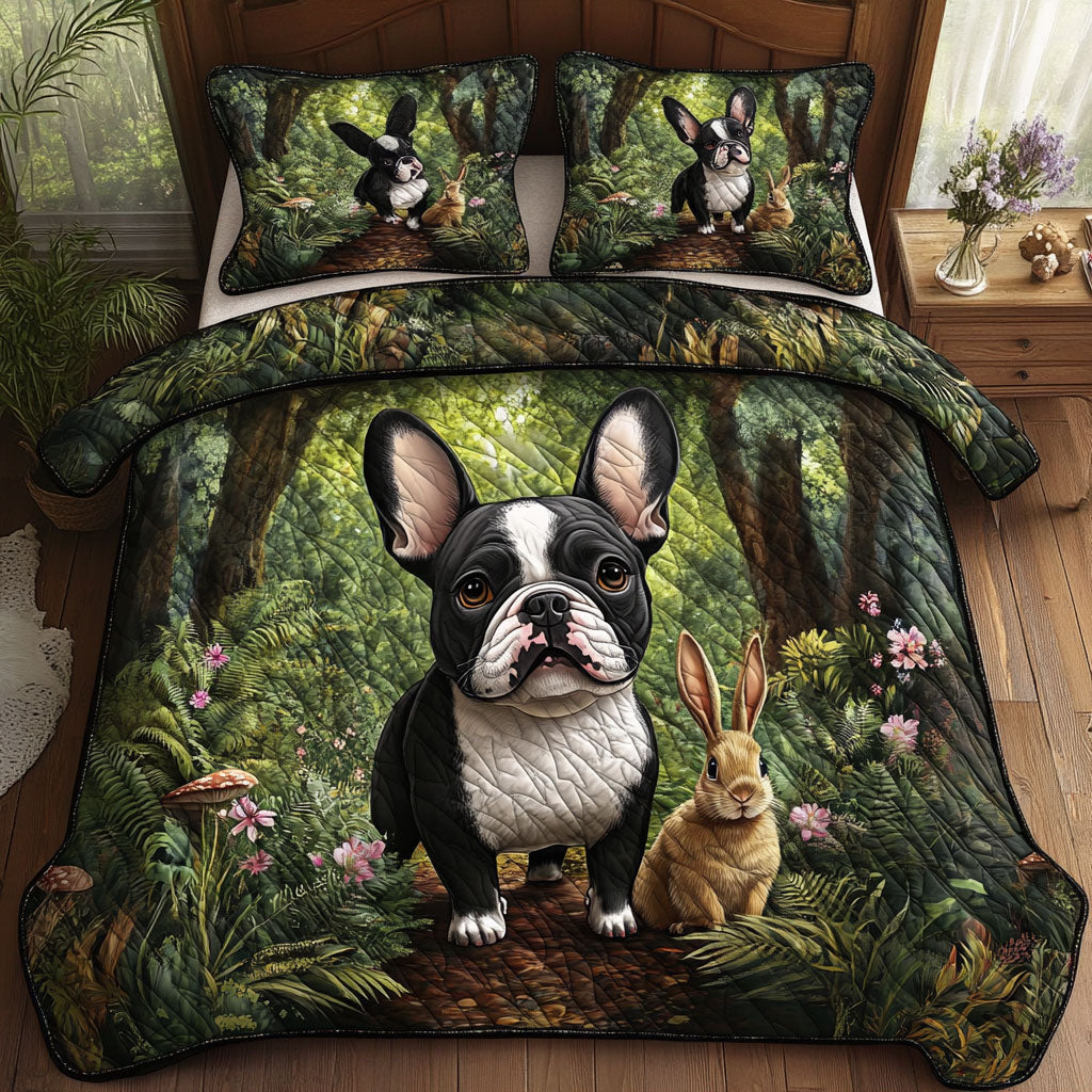 French Bulldog Forest WT1403081CL Duvet Cover Set