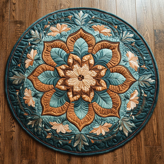 Amber Garden CP0505001CL Quilted Round Mat