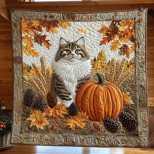 Cat Fall Charm CW0707011CL Quilt