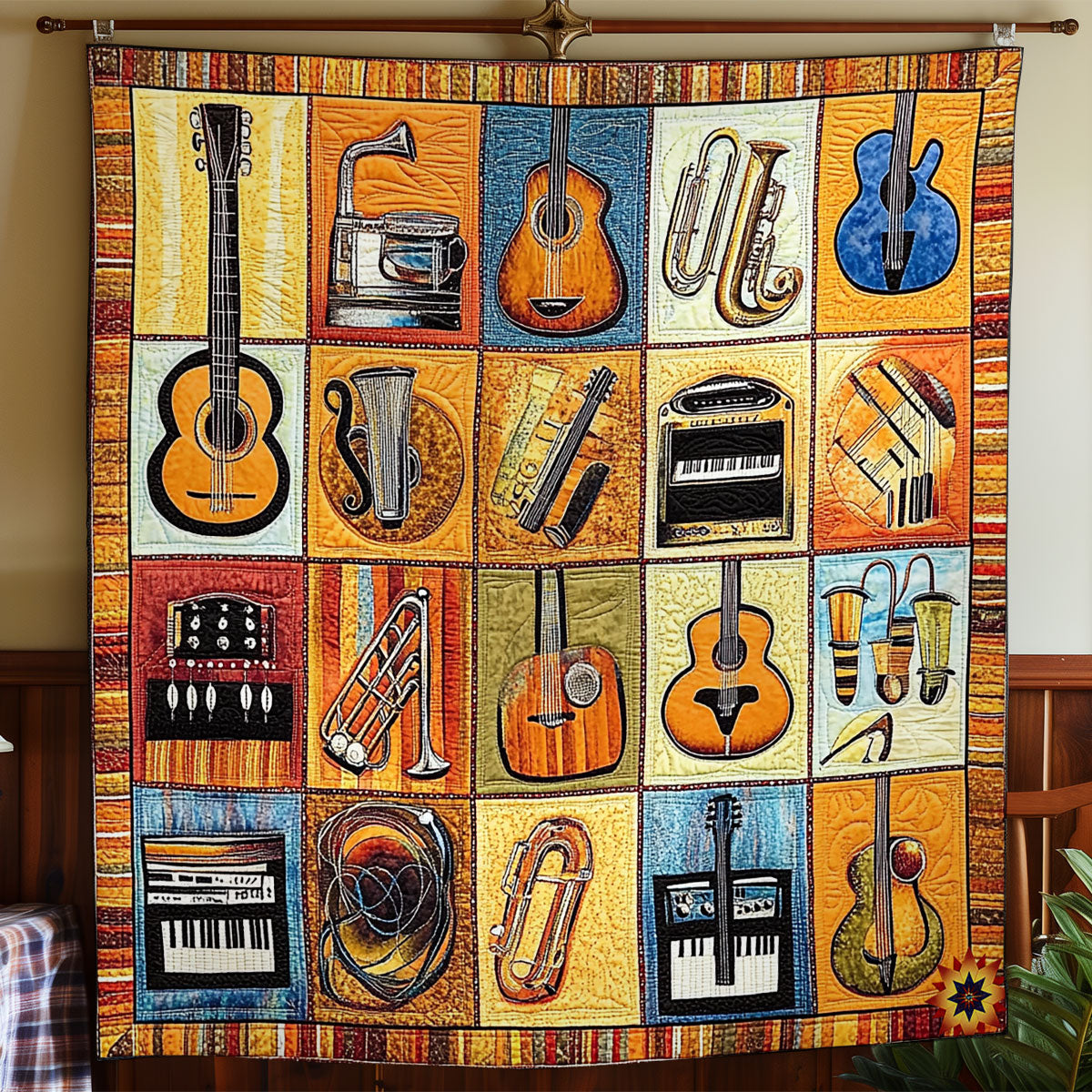 Music Instrument WY1511034CL Quilt