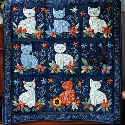 Classic Cat Patchwork WP0810012CL Quilt