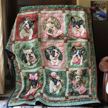 French Bulldogs Luxurious WN1209030CL Quilt