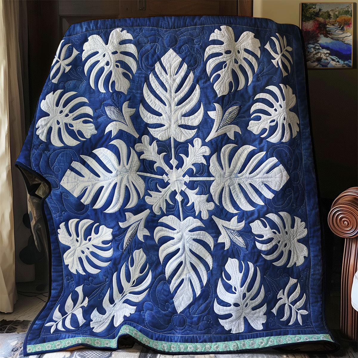 Hawaiian Island Leaves WN1209077CL Quilt