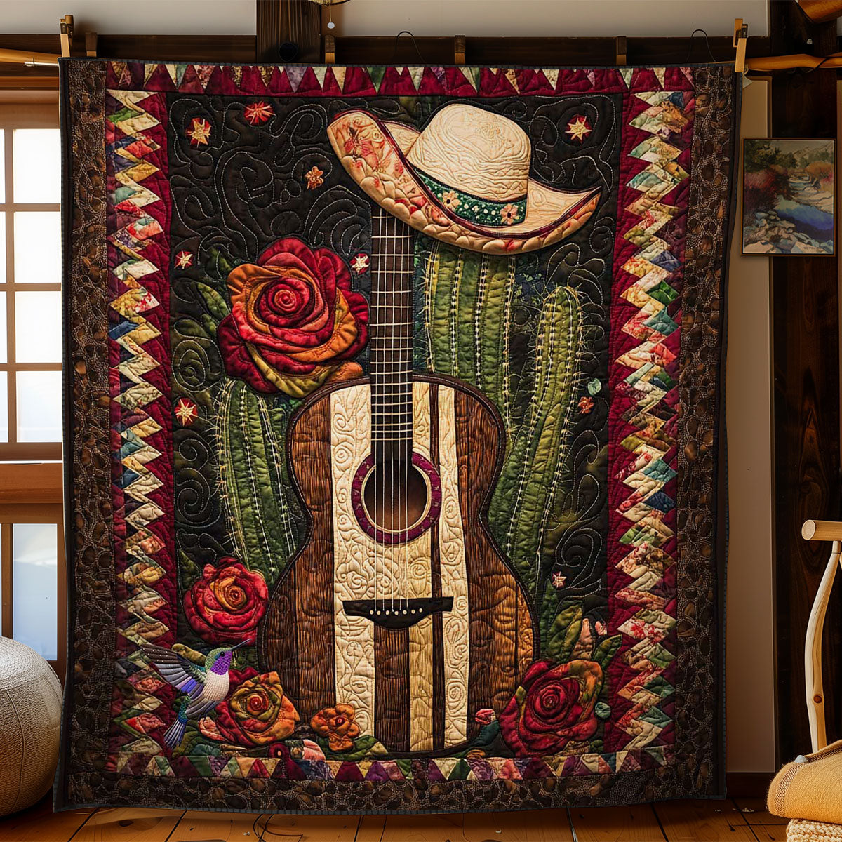 Desert Melody Guitar WN2011145CL Quilt