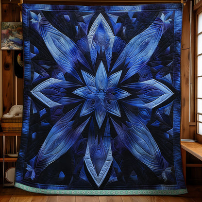 Midnight Blue Flora WN1309009CL Quilt