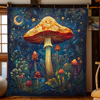 Mushroom In Night Forest WY1502063CL Quilt