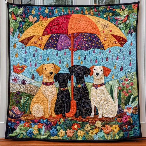 Dog's Umbrella Paradise WN3009049CL Quilt