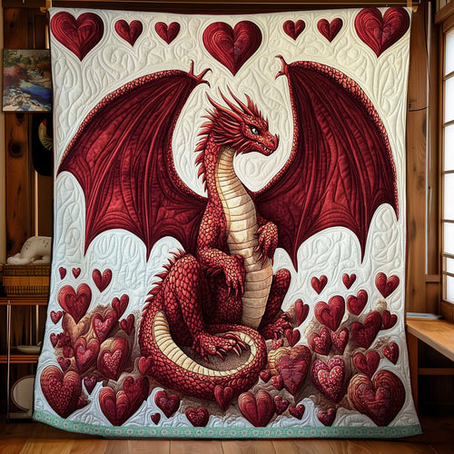 Red Heart Dragon WX0512033CL Quilt