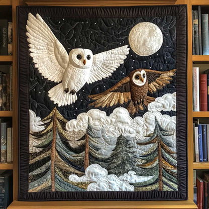 Night Hunting Owl WP1609015CL Quilt