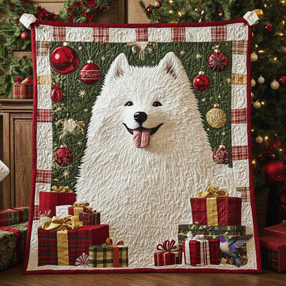 Samoyed Gift Delight WN0111040CL Quilt