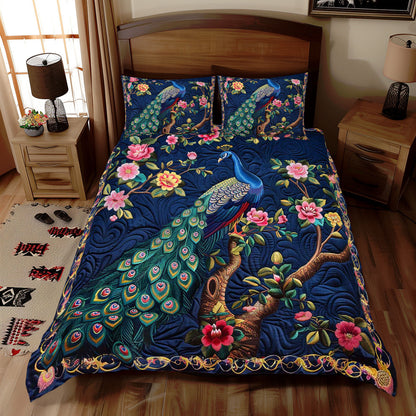 Flower Peacock WJ2309033CL Duvet Cover Set