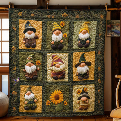 Floral Gnome WN1411069CL Quilt