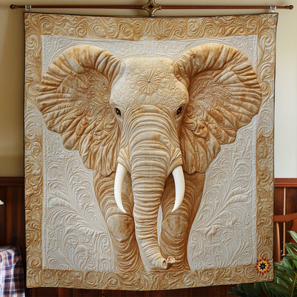 Abstract Elephant WY2111035CL Quilt