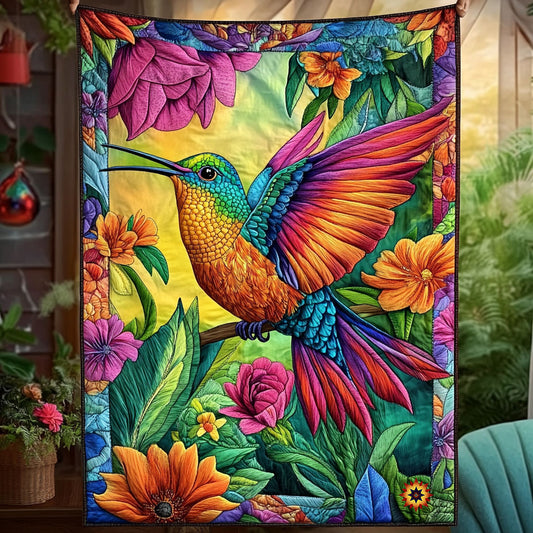 Flower Bird WX0711020CL Quilt