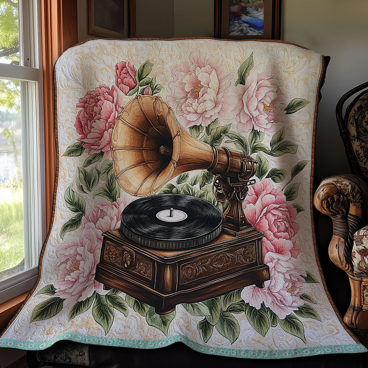 Gramophone Flower WX1911031CL Quilt