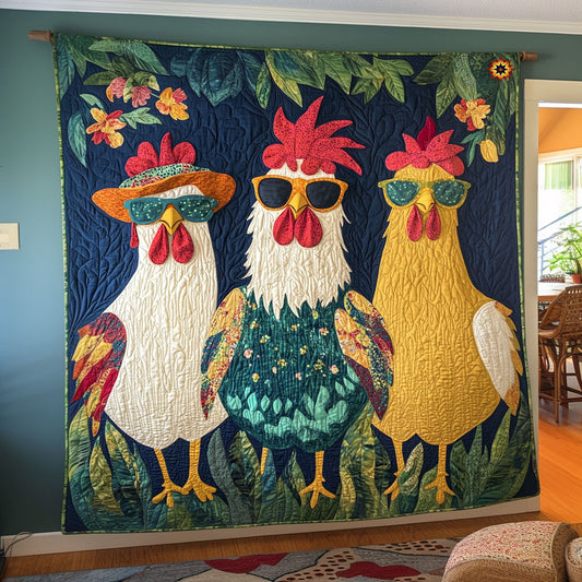 Adventurous Chicken WJ0911001CL Quilt