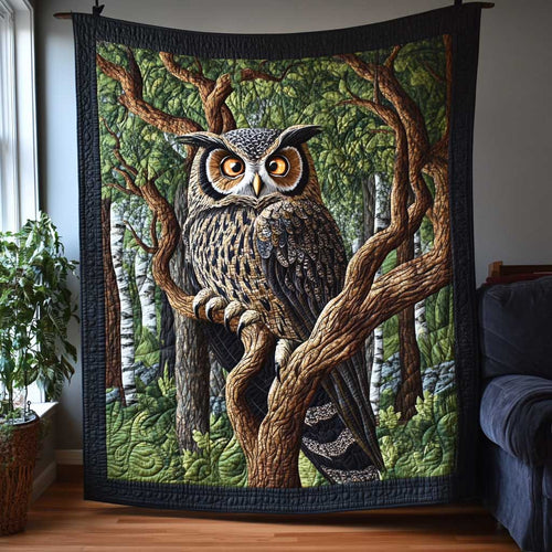 Forest Keeper Owl WP1309018CL Quilt