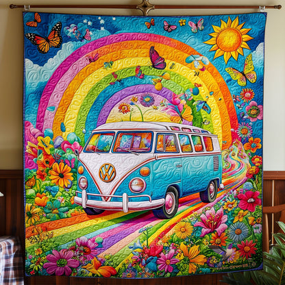 Hippie Van WY2511029CL Quilt