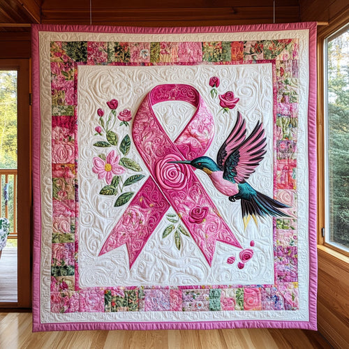 Ribbon of Hope CW2909030CL Quilt