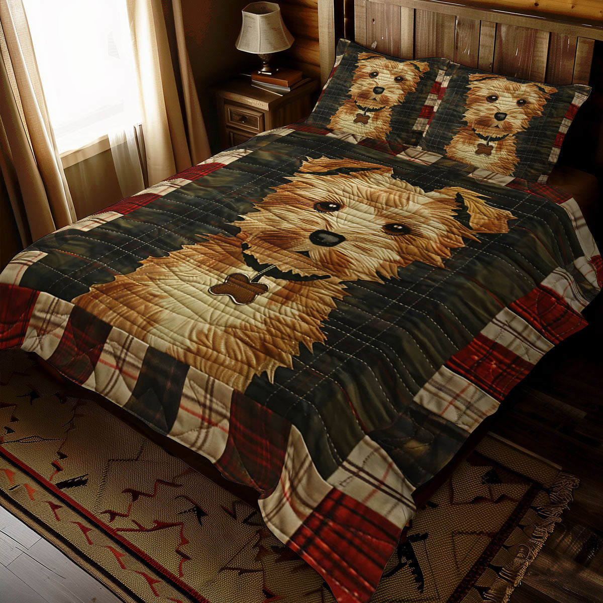 Cute Terrier Dog WJ1810029CL Duvet Cover Set