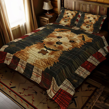 Cute Terrier Dog WJ1810029CL Duvet Cover Set