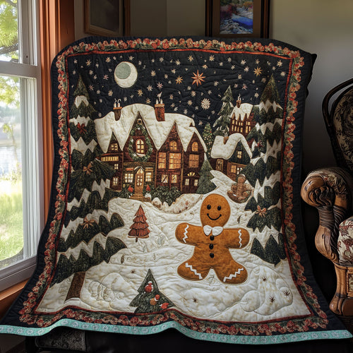 Gingerbread Man Noel WX2311022CL Quilt