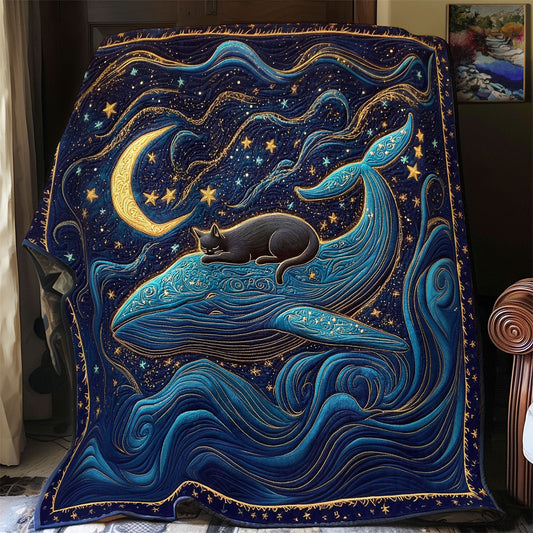 Whale And Cat WY0901065CL Quilt