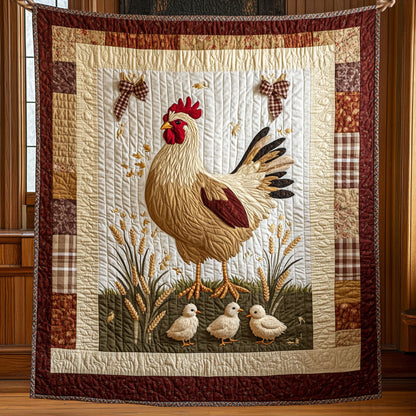 Hen And Chick CP0606042CL Quilt