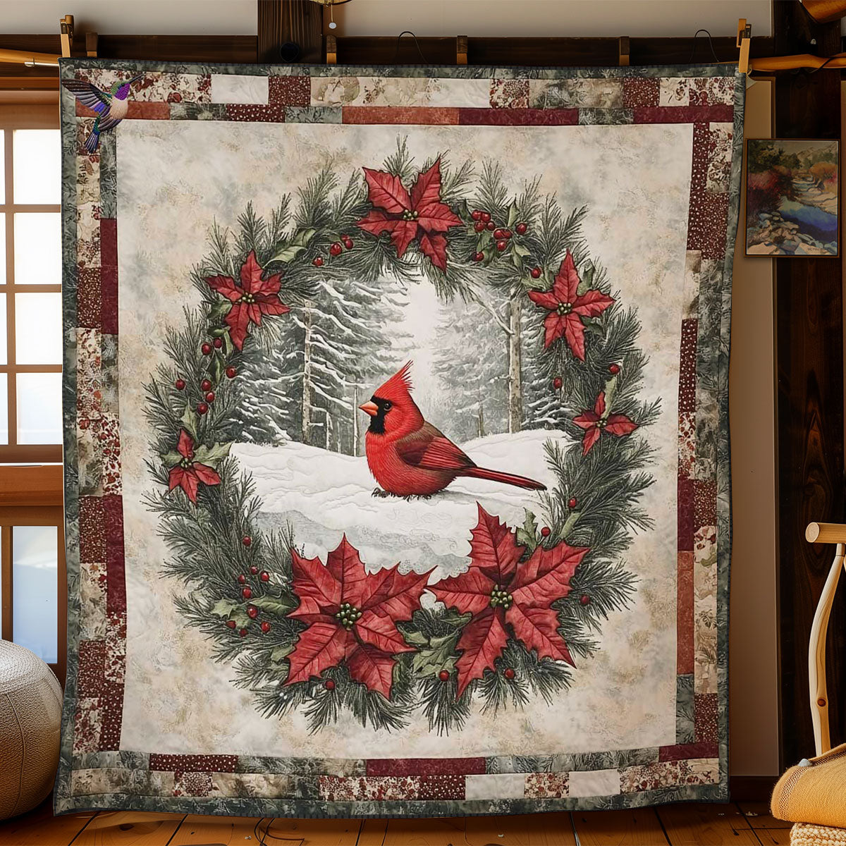 Winter Cardinals WN0611008CL Quilt