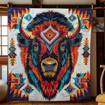 Bison Native American WJ2312003CL Quilt