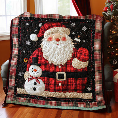 Christmas Snow Santa WJ0712006CL Quilt