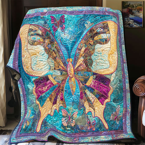 Abstract Butterfly WY1302019CL Quilt