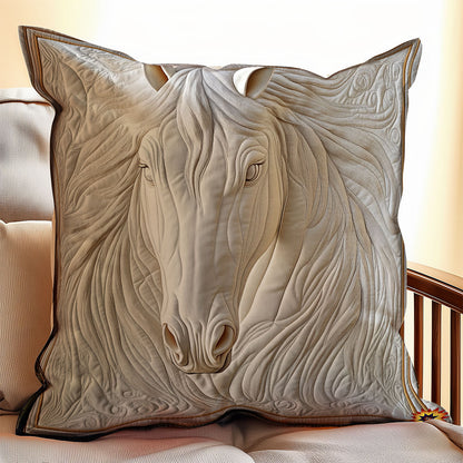 White Horse WY1811062CL Quilt Pillow Case