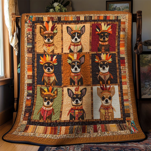Feathered Chihuahua WN0411016CL Quilt