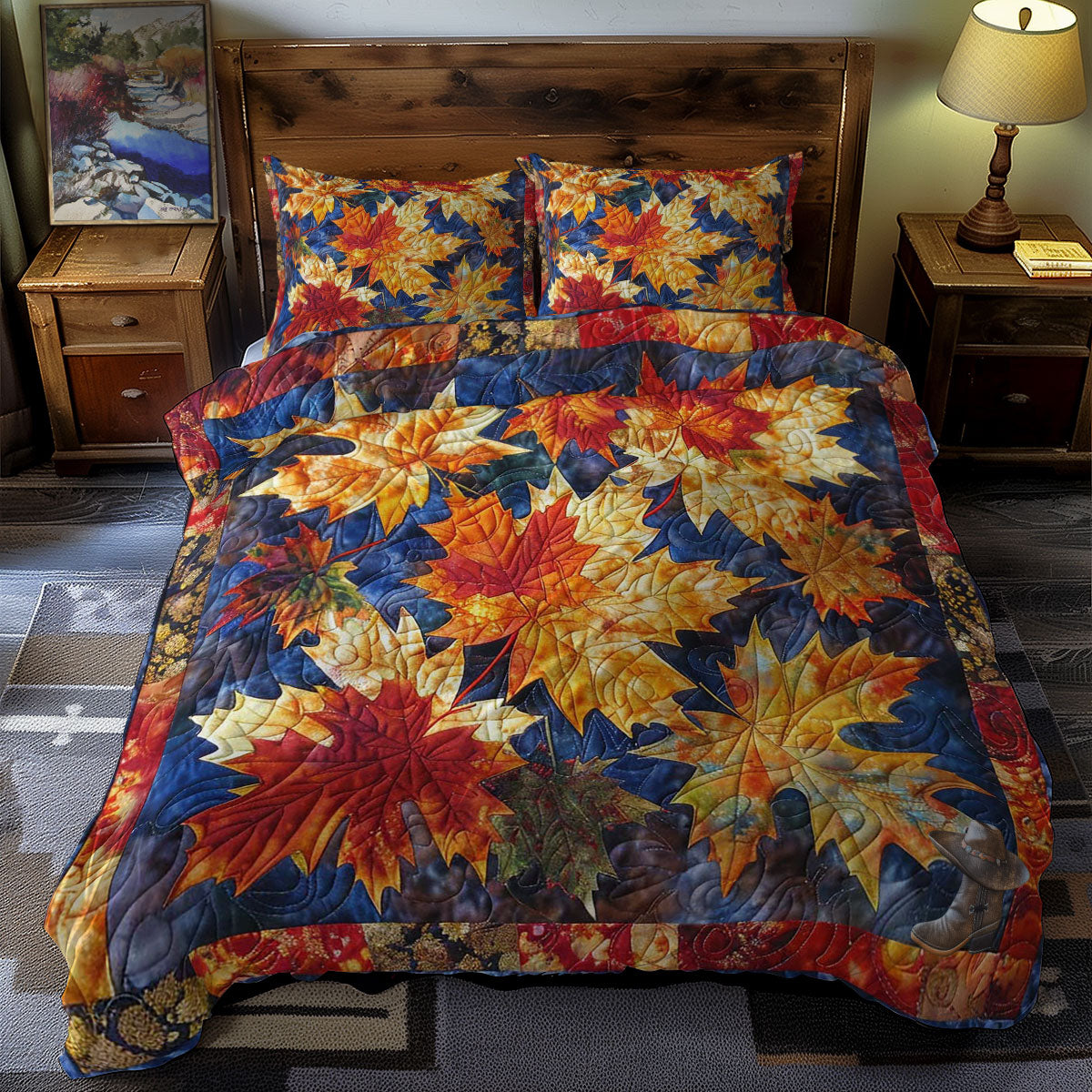 Autumn Maple Journey WN0310124CL Duvet Cover Set