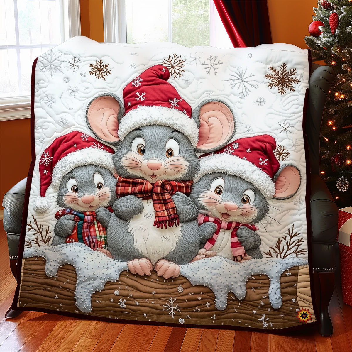 Christmas Of Mouse WY3110032CL Quilt