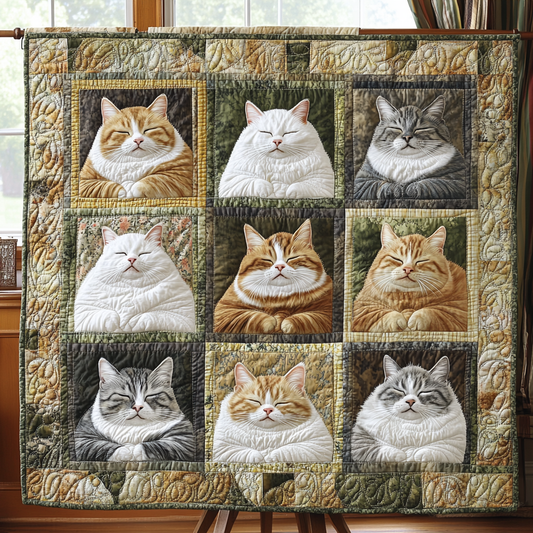 Sleeping Fat Cat WG1601036CL Quilt