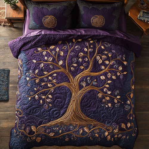 Mystic Purple Tree WY1202050CL Duvet Cover Set