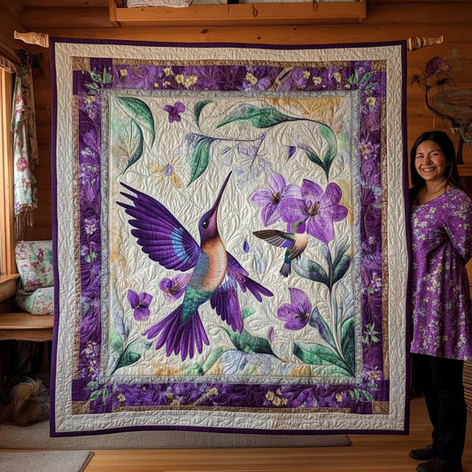 Hummingbird Violet Whisper WN0210022CL Quilt