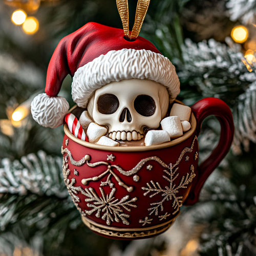 Merry Skull CP2411180CL Christmas Ornament