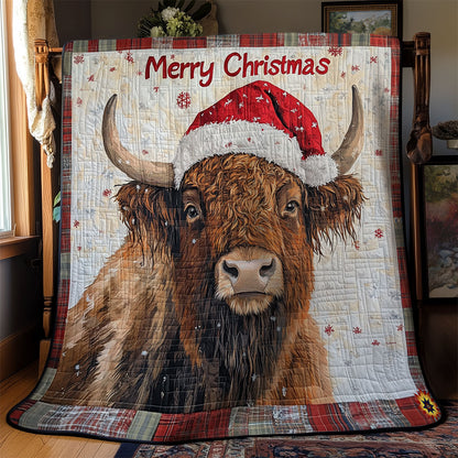 Santa Bison WY1211040CL Quilt