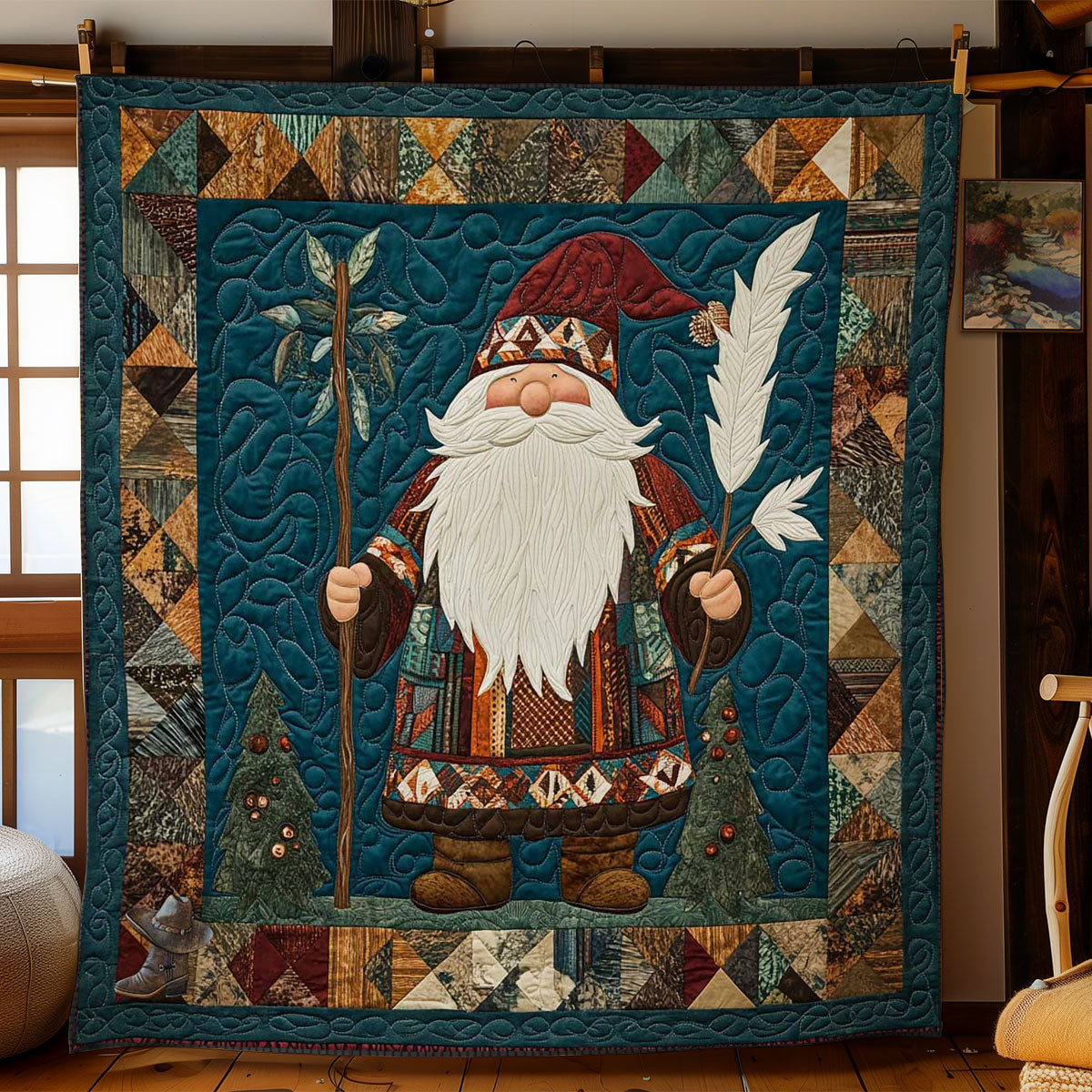 Tribal Spirit Gnome WN1311012CL Quilt