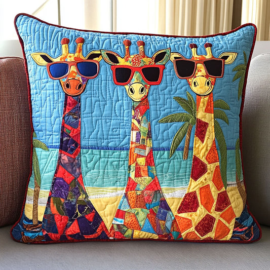 Giraffes Happy WT1403030CL Quilt Pillow Case