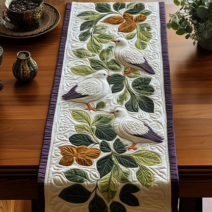 Charming Dove CP2304032CL Quilted Table Runner