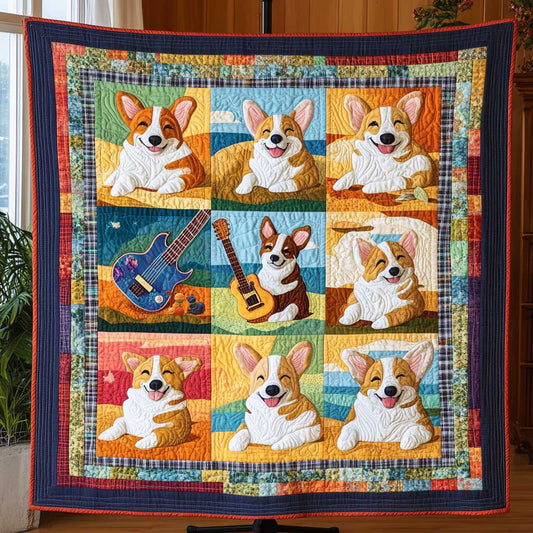 Corgi Chillax Time WN0410058CL Quilt