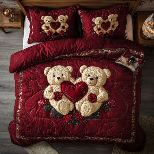 Teddy Bear Valentine WX0601079CL Duvet Cover Set