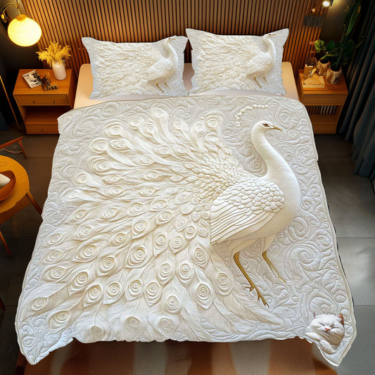 Legend White Peacock WP2412055CL Duvet Cover Set