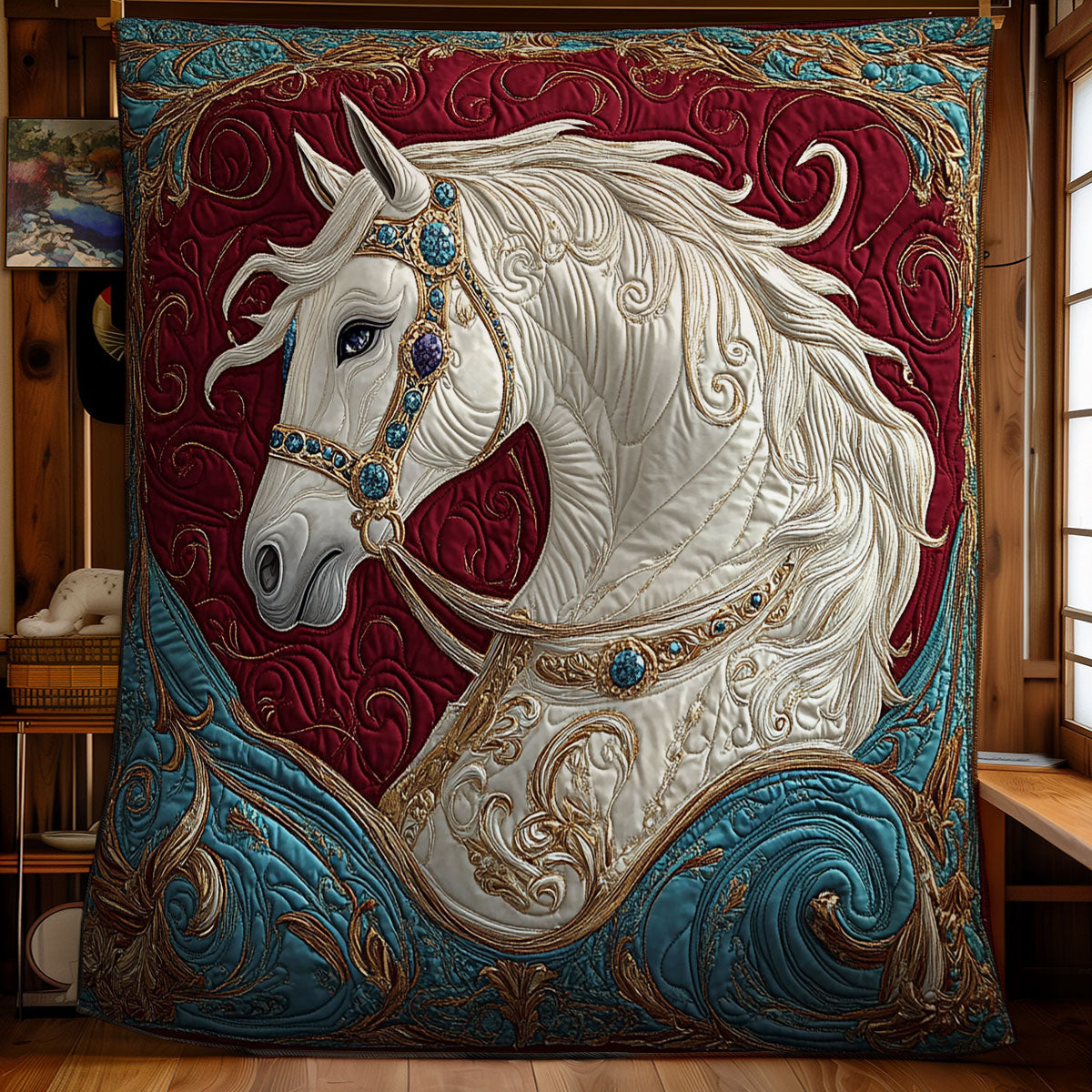 Mystic Horse WX3012028CL Quilt