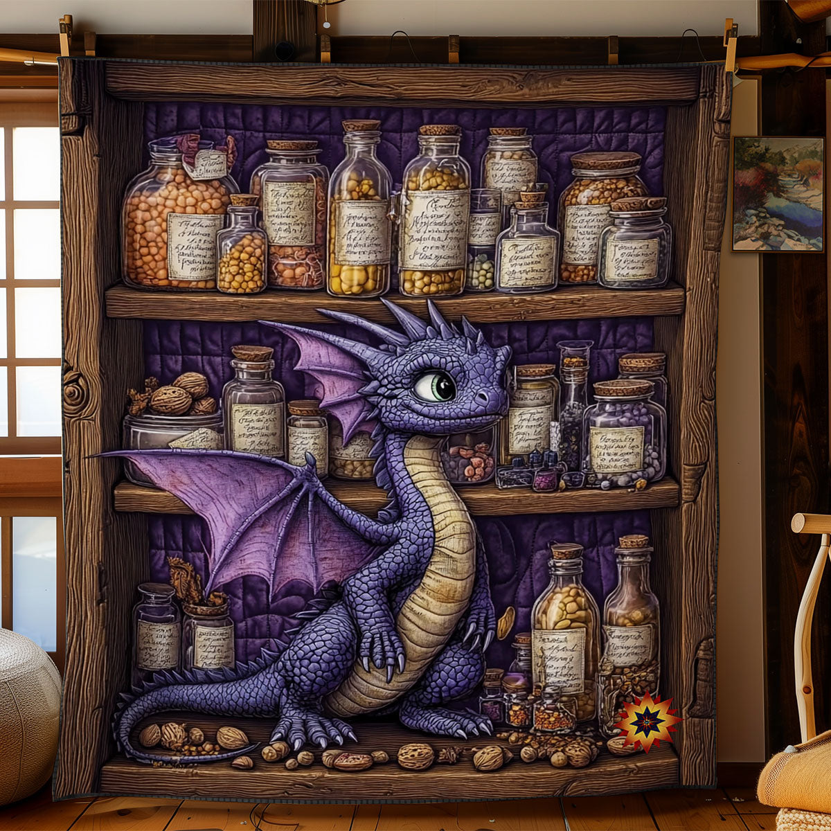 Purple Dragon WY2011007CL Quilt